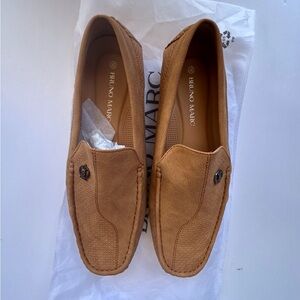 Bruno Marc Tan Men’s Penny Loafers Moccasin Shoes, Size 10